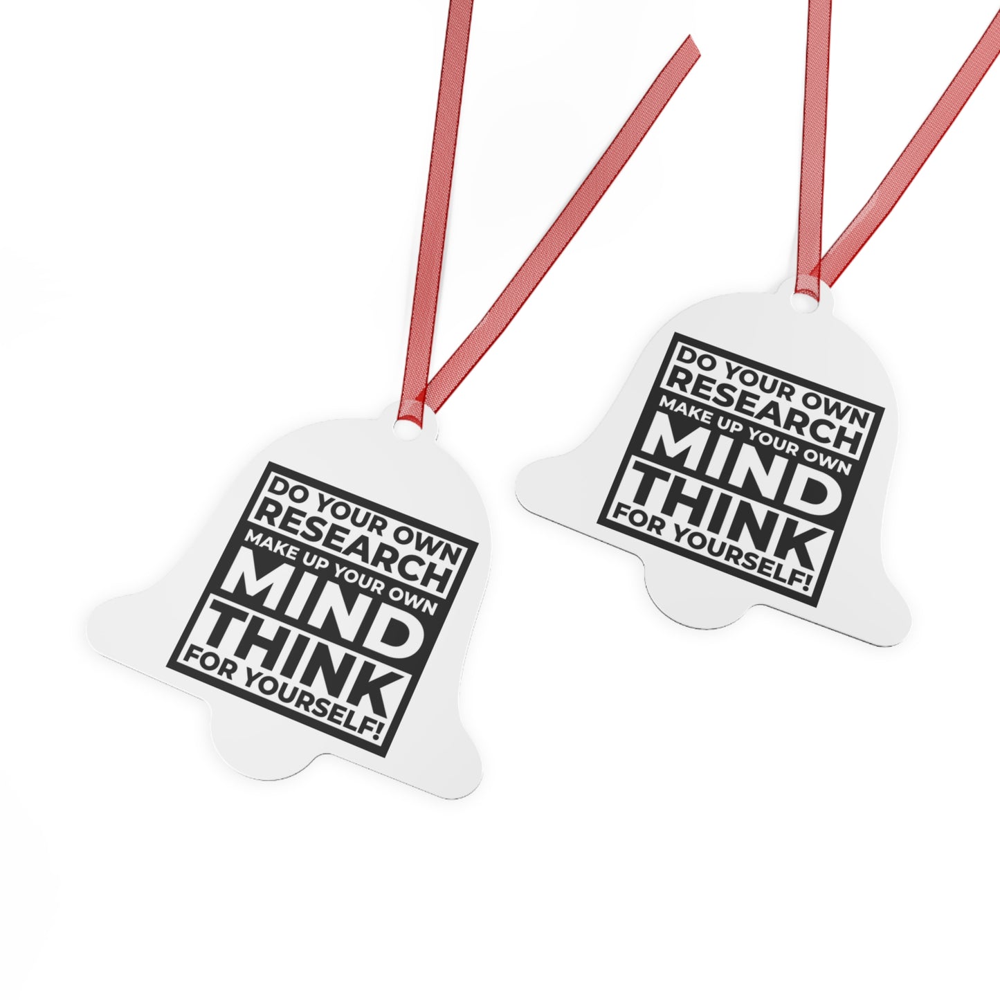 Original Christmas Ornaments (Choice of 3 Sayings & Shapes)