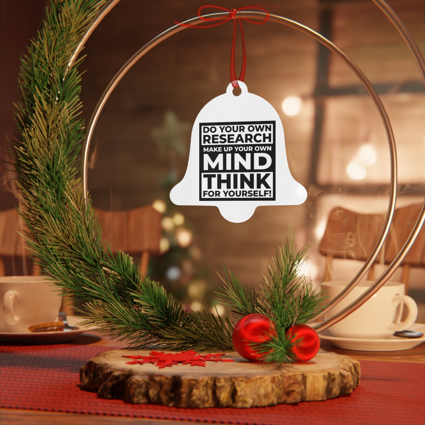 Original Christmas Ornaments (Choice of 3 Sayings & Shapes)