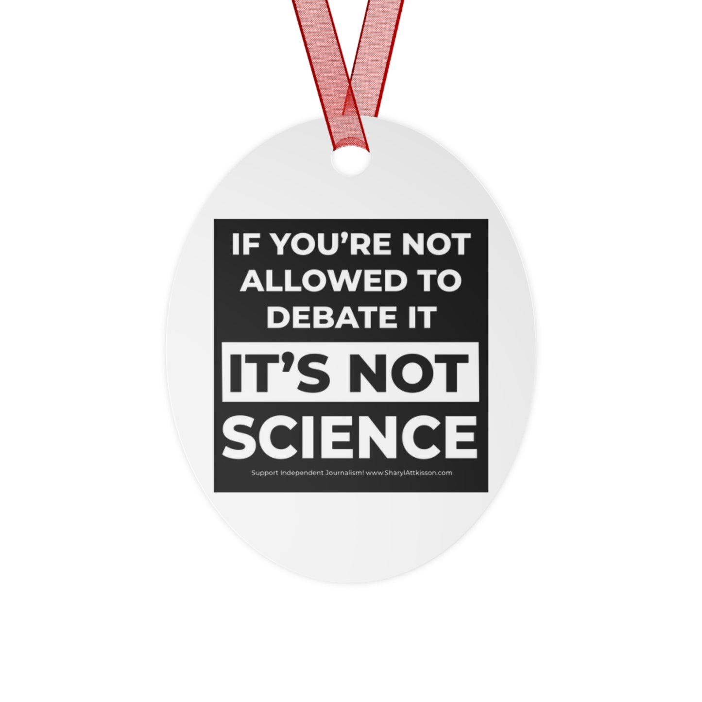 Original Christmas Ornaments (Choice of 3 Sayings & Shapes)