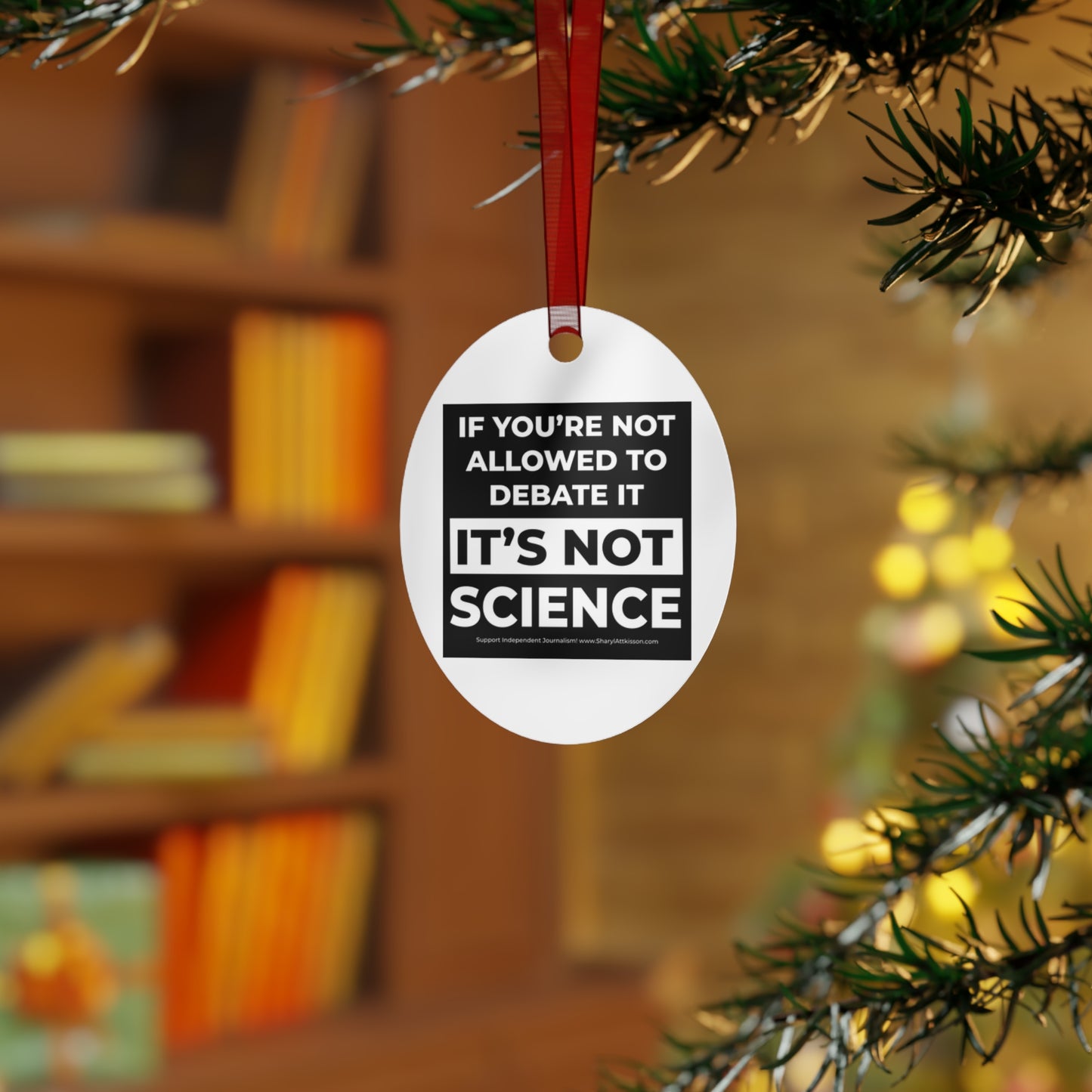 Original Christmas Ornaments (Choice of 3 Sayings & Shapes)