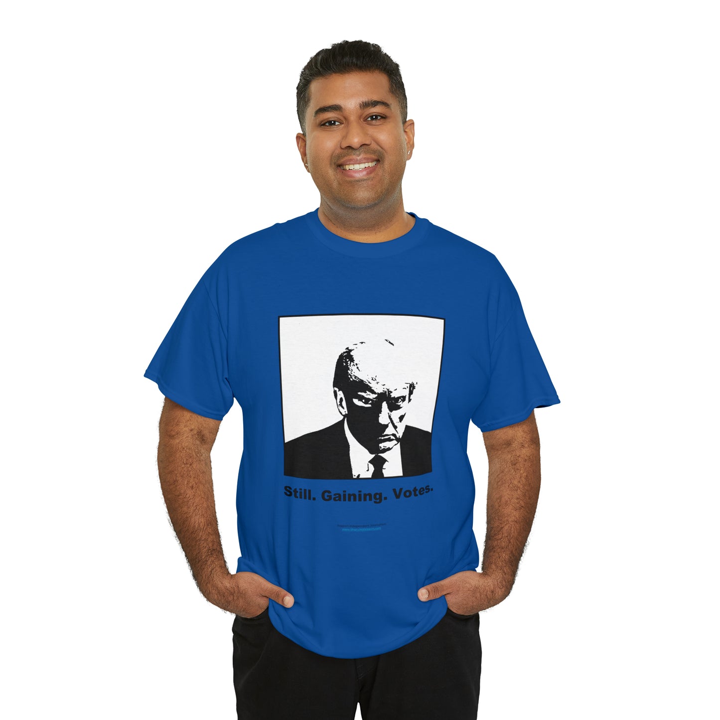 'Still. Gaining. Votes.' Trump Mugshot T-Shirt (10 colors)