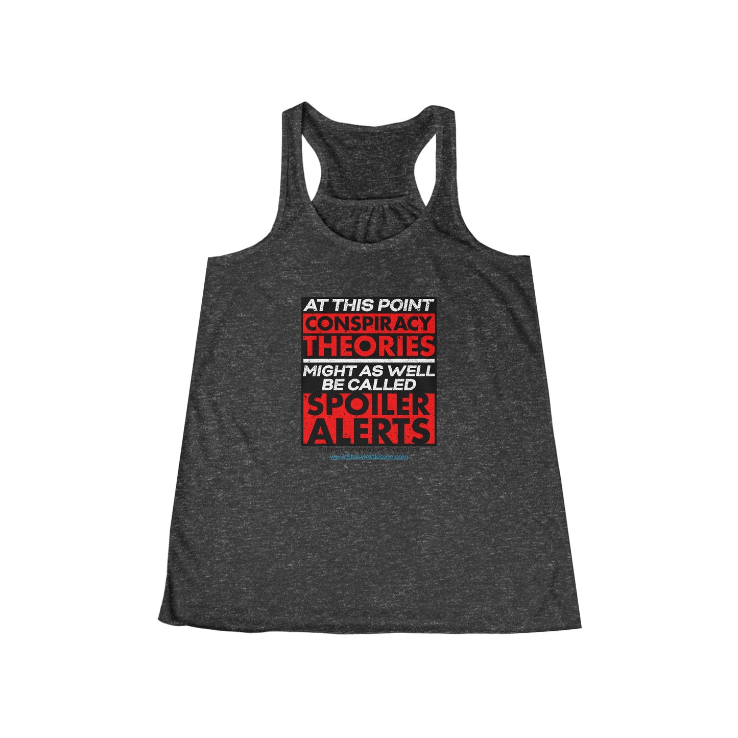 'Spoiler Alerts' Women's Flowy Racerback Tank