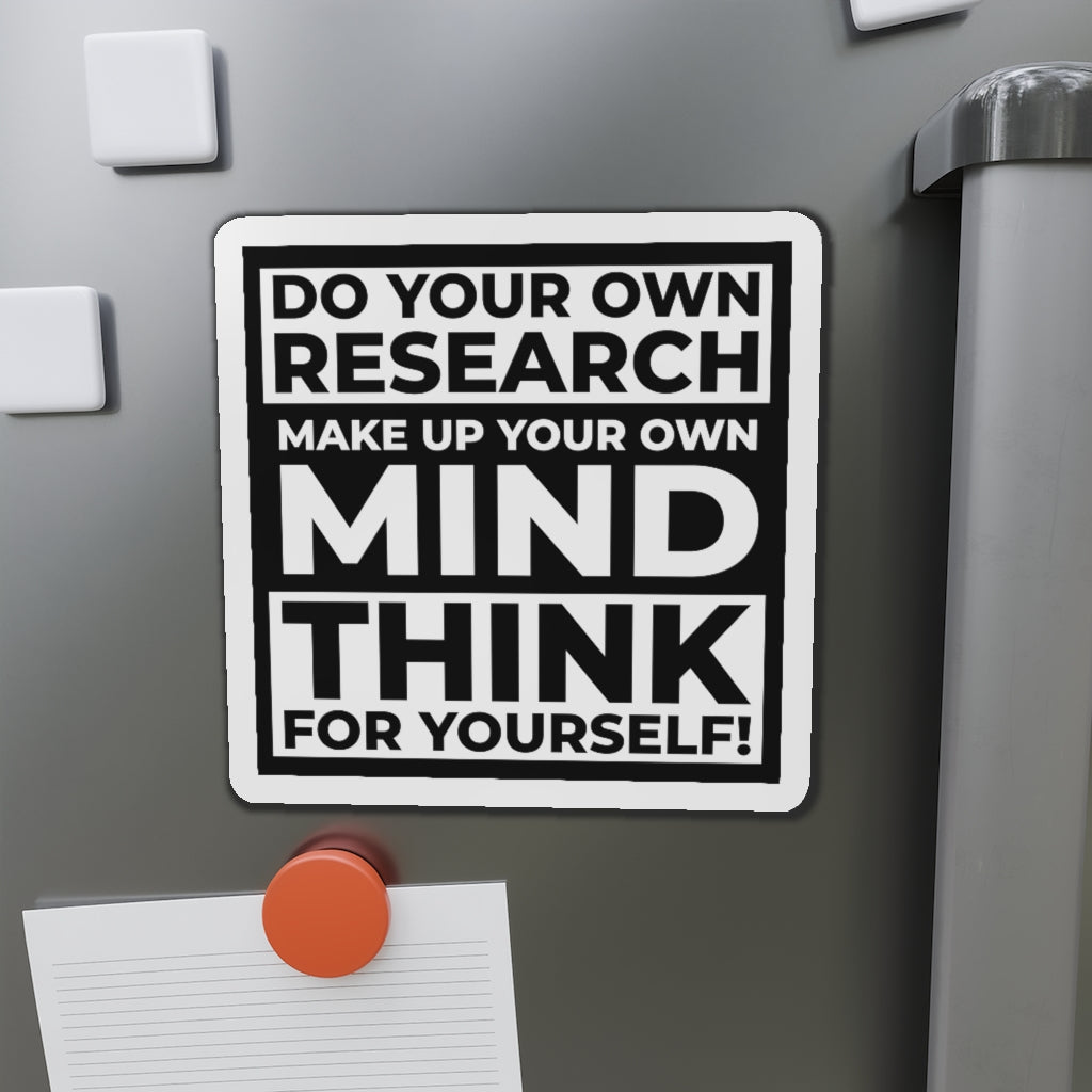 "Think for Yourself" Vinyl Magnets (3 sizes)