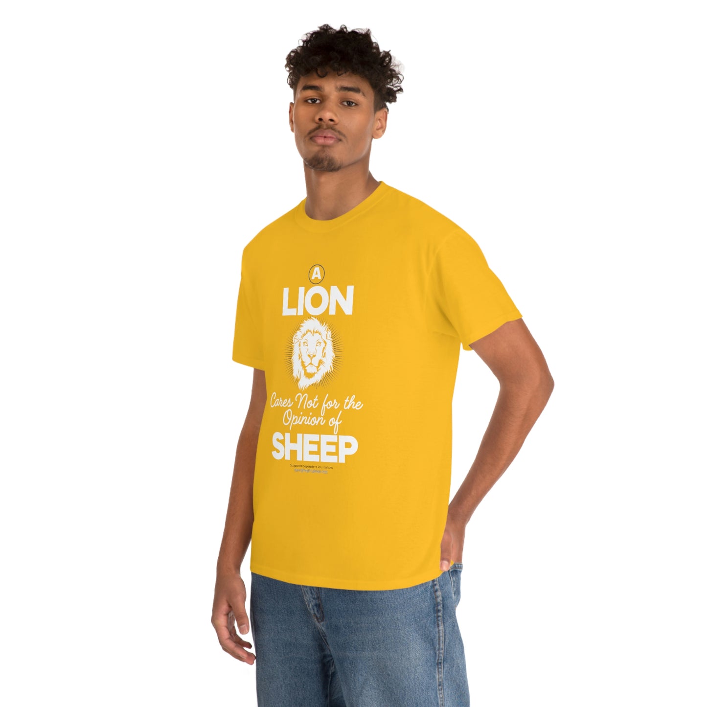 'A Lion Cares Not for...Sheep' T-Shirt (8 colors)