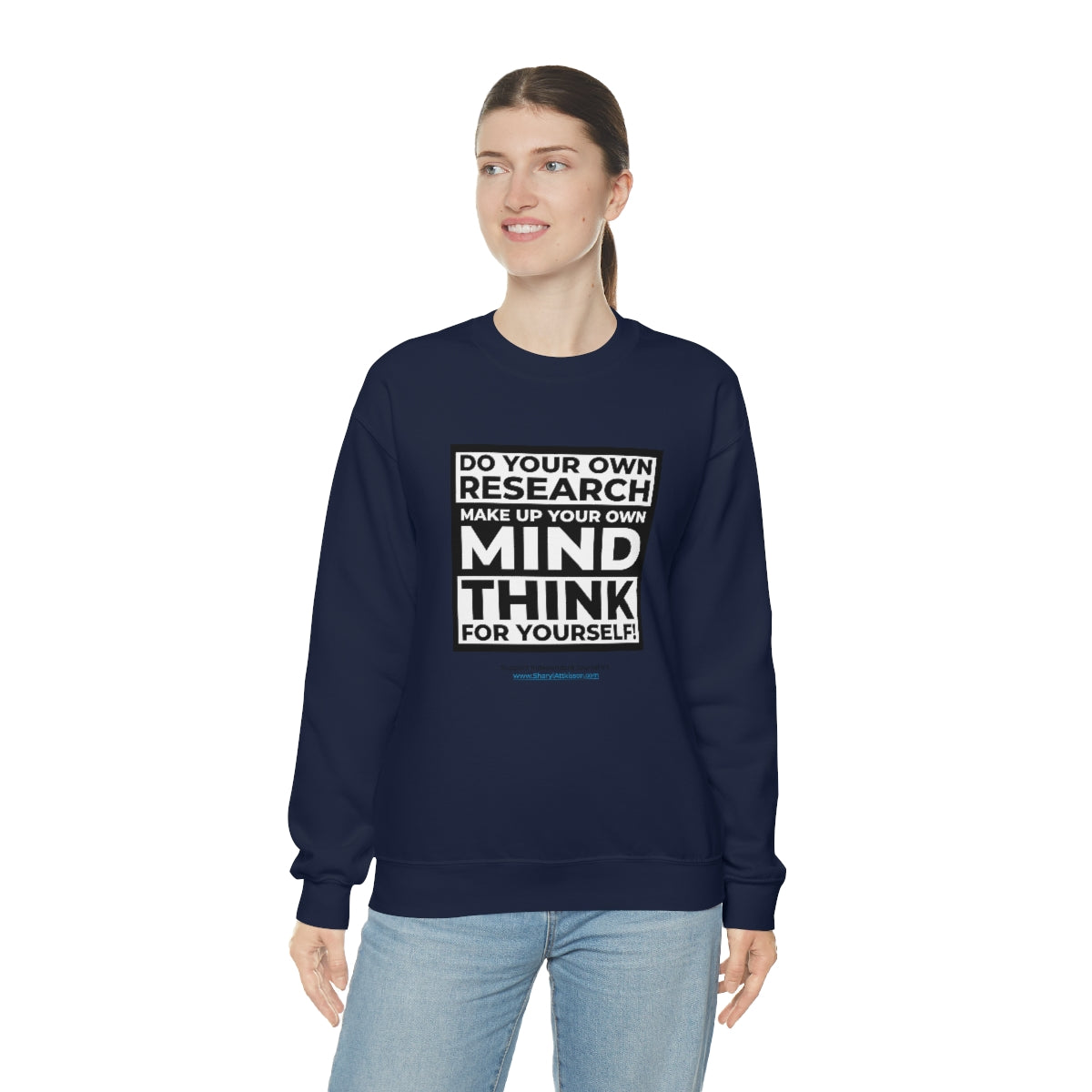 Unisex 'Think for Yourself' Crewneck Sweatshirt (8 colors)