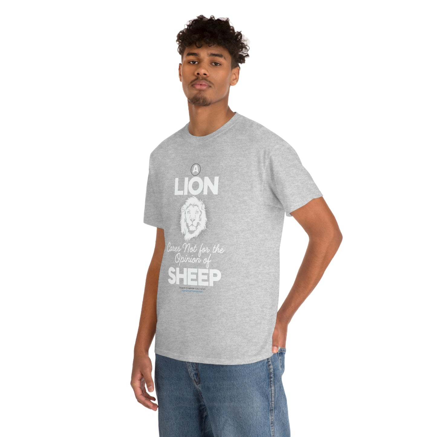 'A Lion Cares Not for...Sheep' T-Shirt (8 colors)