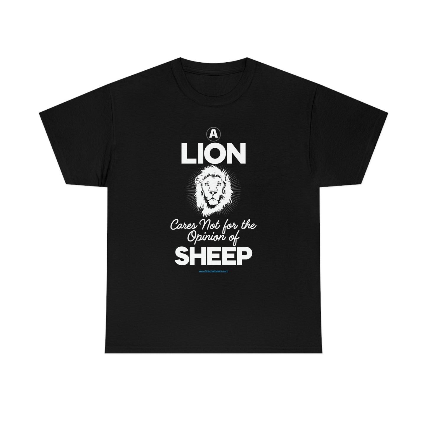 'A Lion Cares Not for...Sheep' T-Shirt (8 colors)