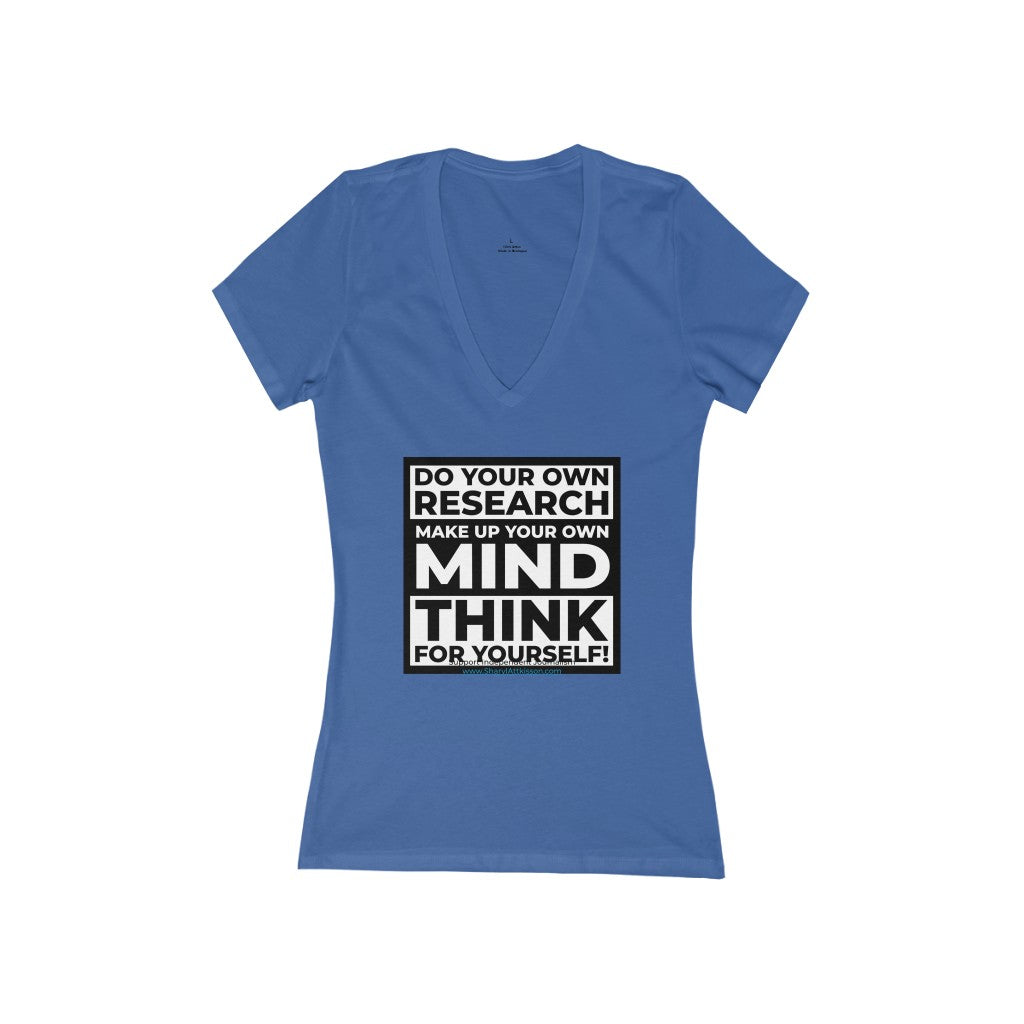 "Think for Yourself" V-Neck Tee (7 colors)