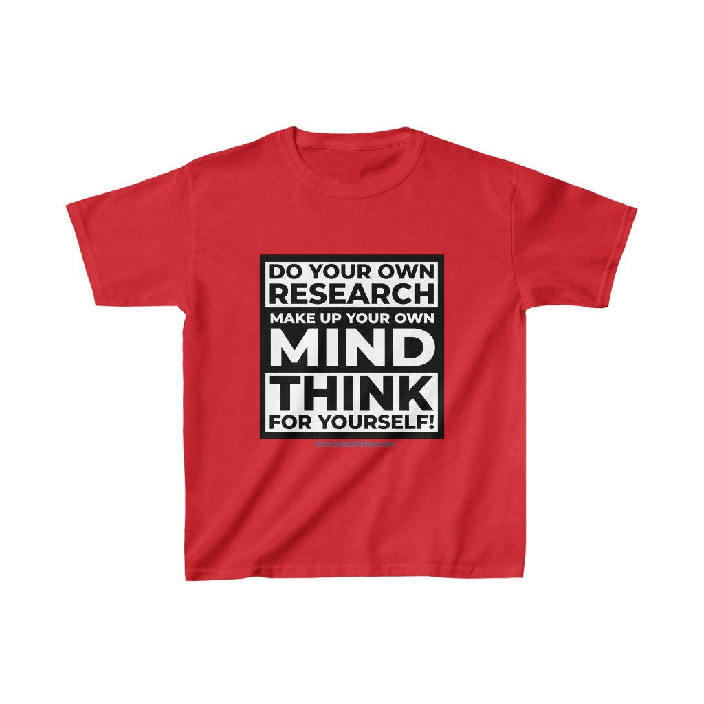 "Think for Yourself" Kids' T-Shirt (8 colors)