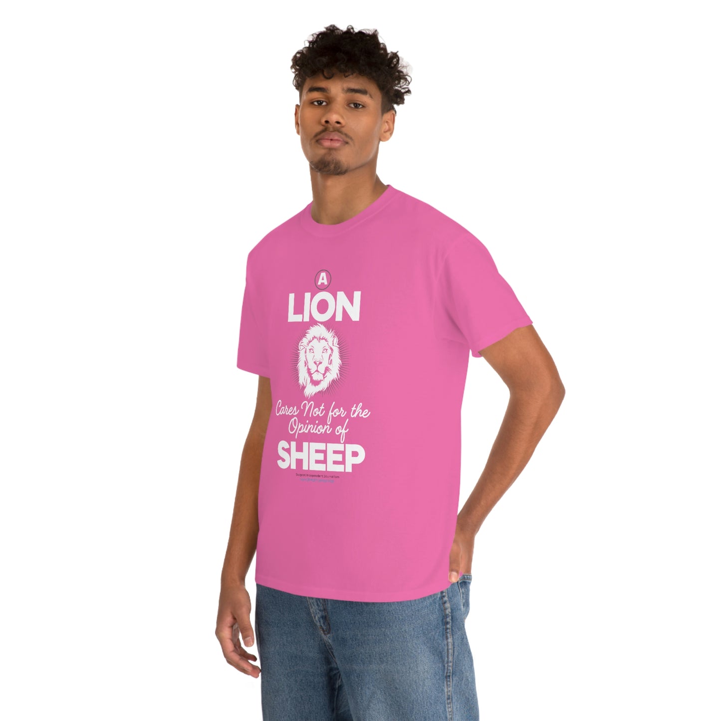 'A Lion Cares Not for...Sheep' T-Shirt (8 colors)
