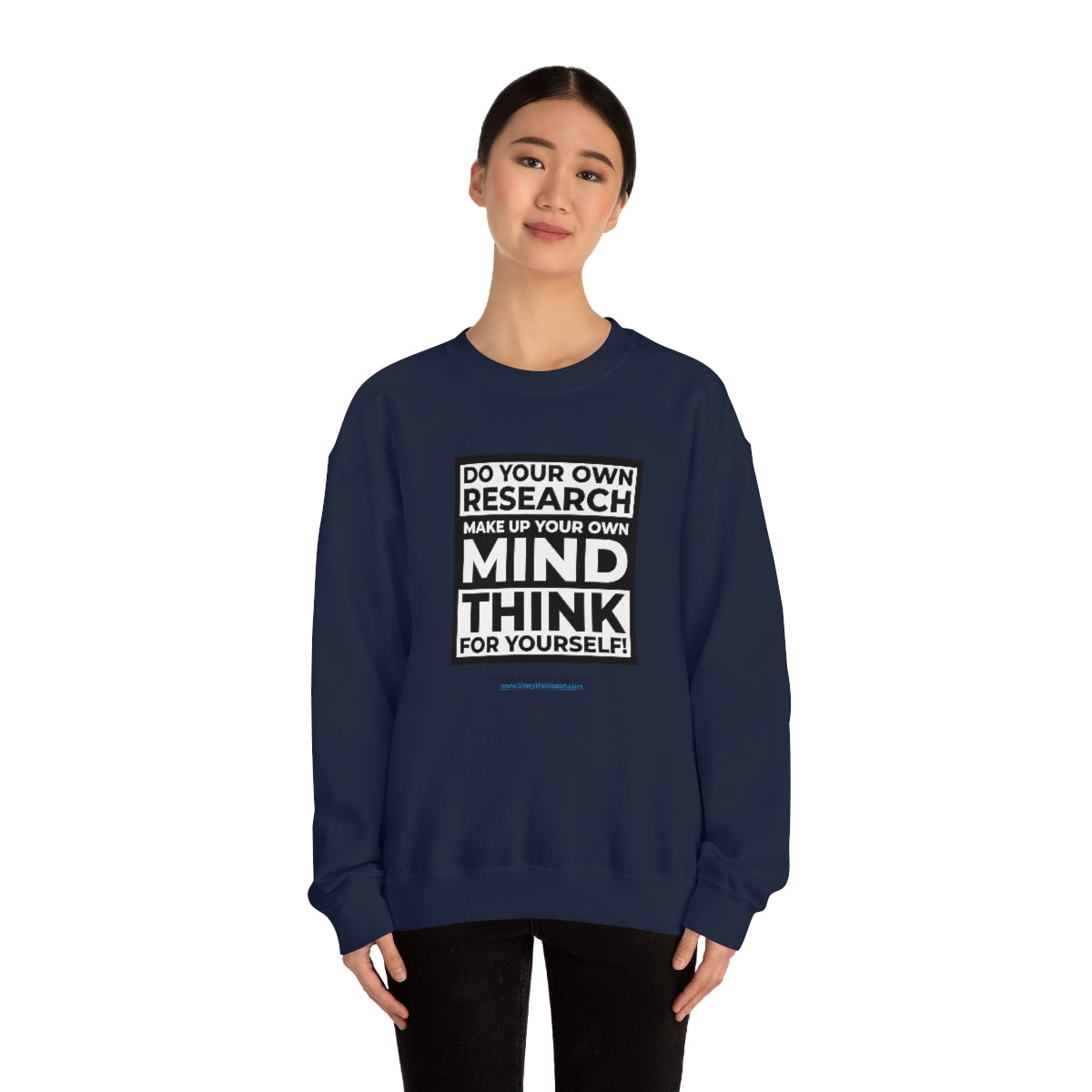 Unisex 'Think for Yourself' Crewneck Sweatshirt (8 colors)