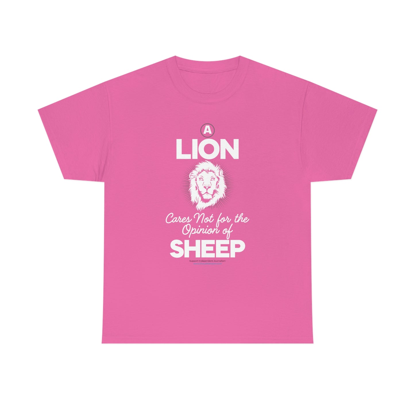 'A Lion Cares Not for...Sheep' T-Shirt (8 colors)