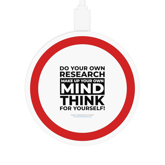 'Think for Yourself' Compact Wireless Phone Charging Pad (4 colors)