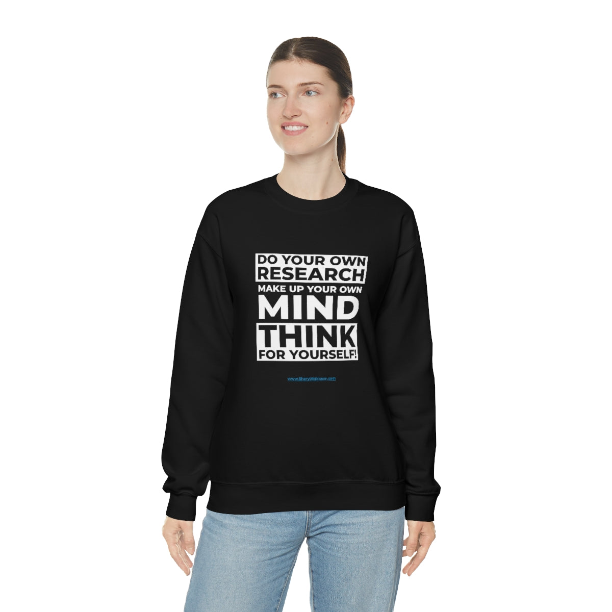 Unisex 'Think for Yourself' Crewneck Sweatshirt (8 colors)