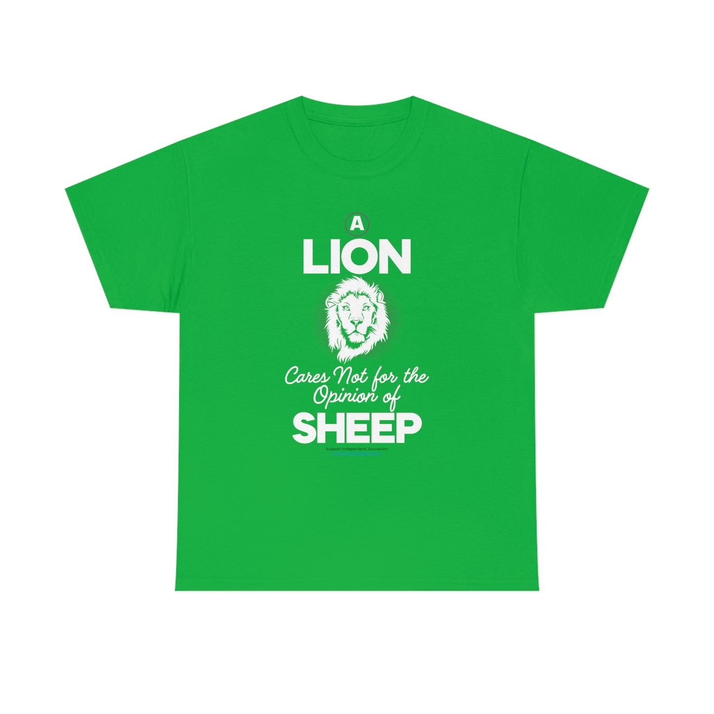 'A Lion Cares Not for...Sheep' T-Shirt (8 colors)