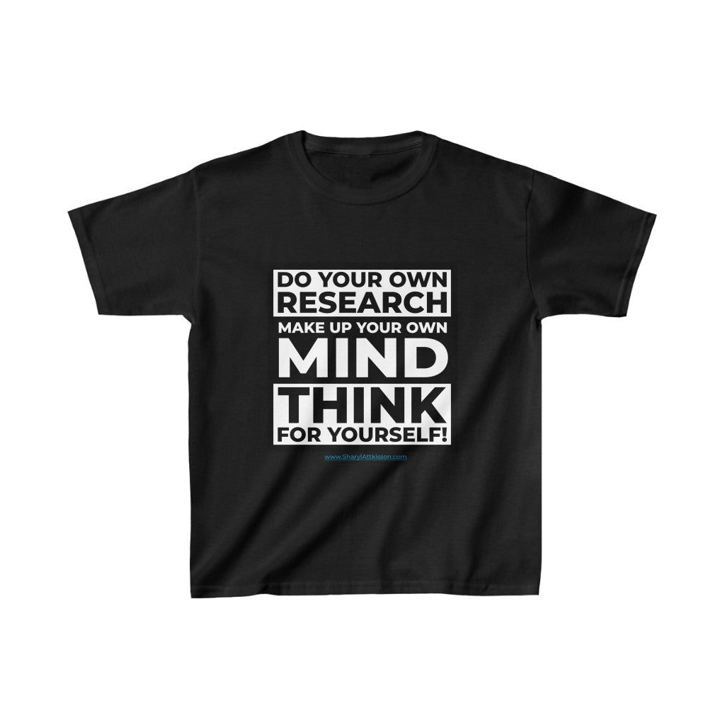 "Think for Yourself" Kids' T-Shirt (8 colors)