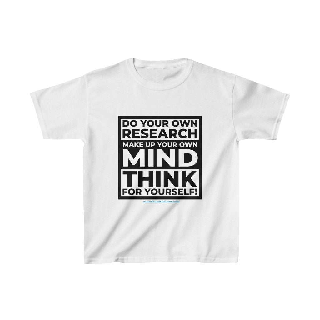 "Think for Yourself" Kids' T-Shirt (8 colors)