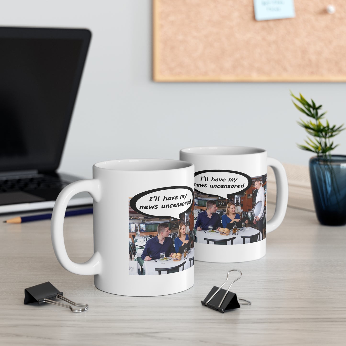 "Uncensored News" Mug