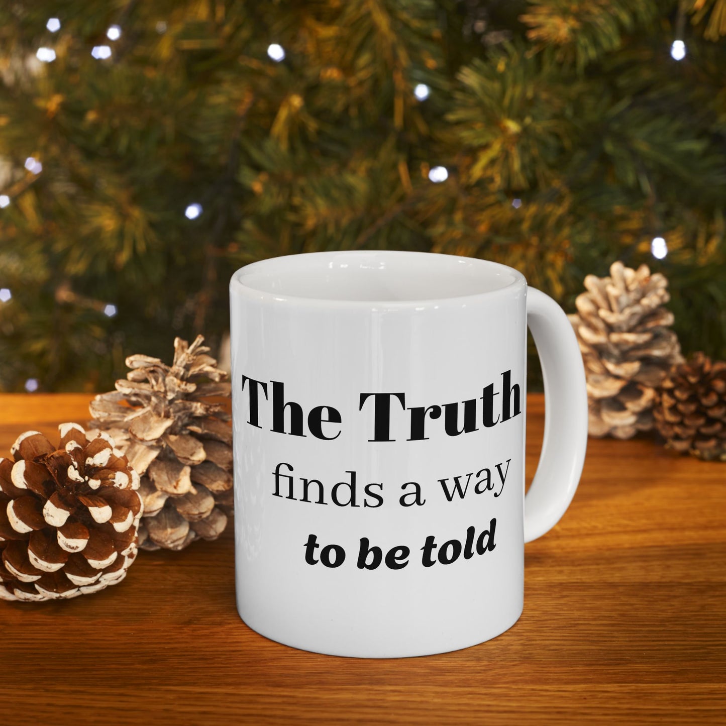 'The Truth Finds a Way to be Told' Butterfly Mug