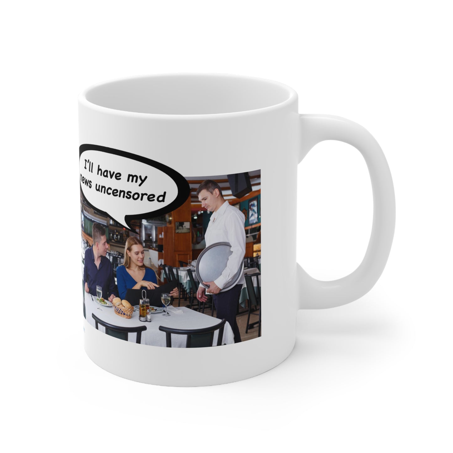 "Uncensored News" Mug