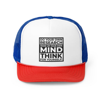 'Think for Yourself' Trucker Cap (4 color combos)