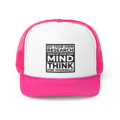 'Think for Yourself' Trucker Cap (4 color combos)