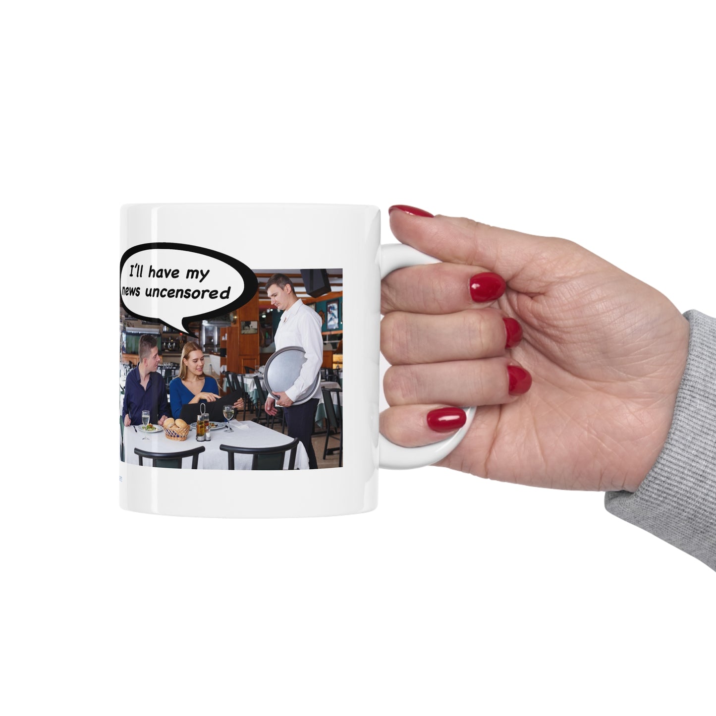 "Uncensored News" Mug