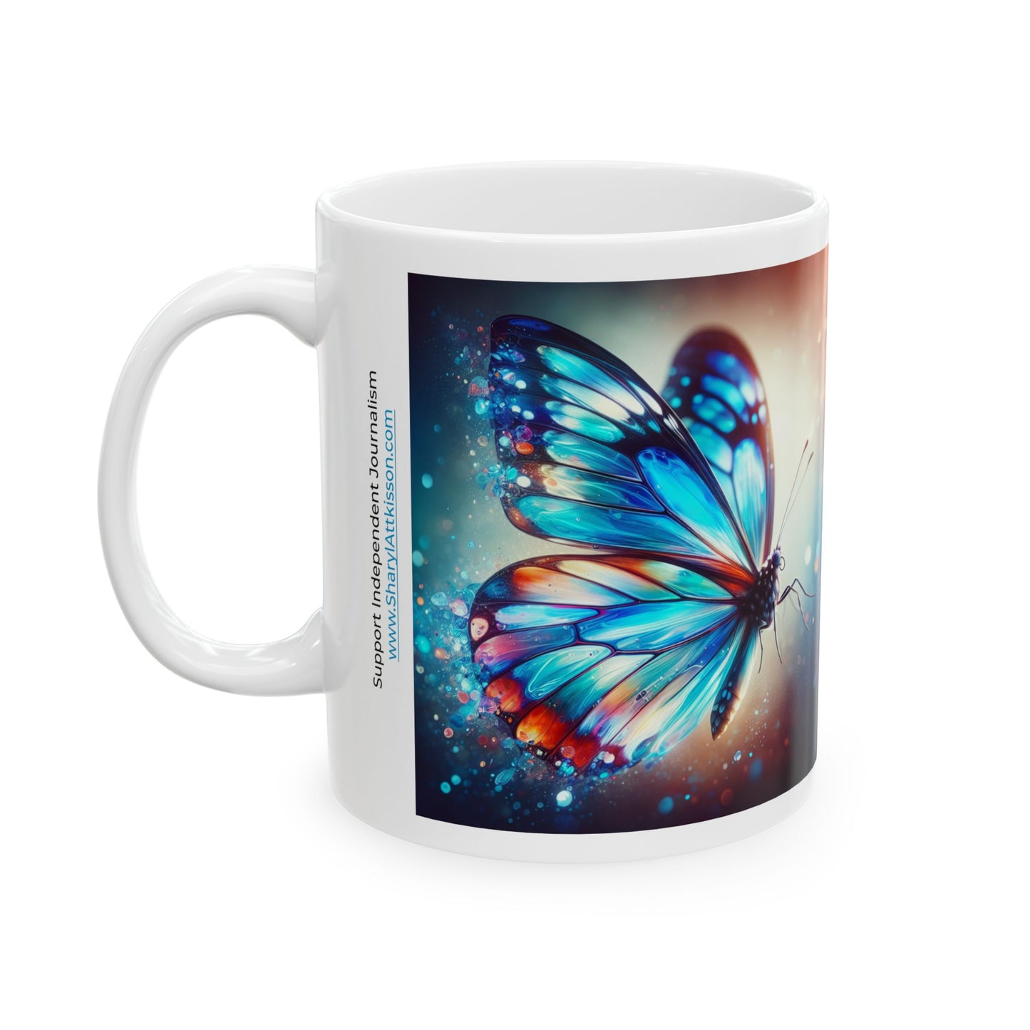 'The Truth Finds a Way to be Told' Butterfly Mug