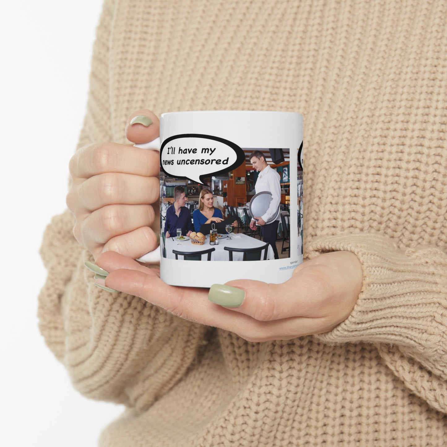 "Uncensored News" Mug