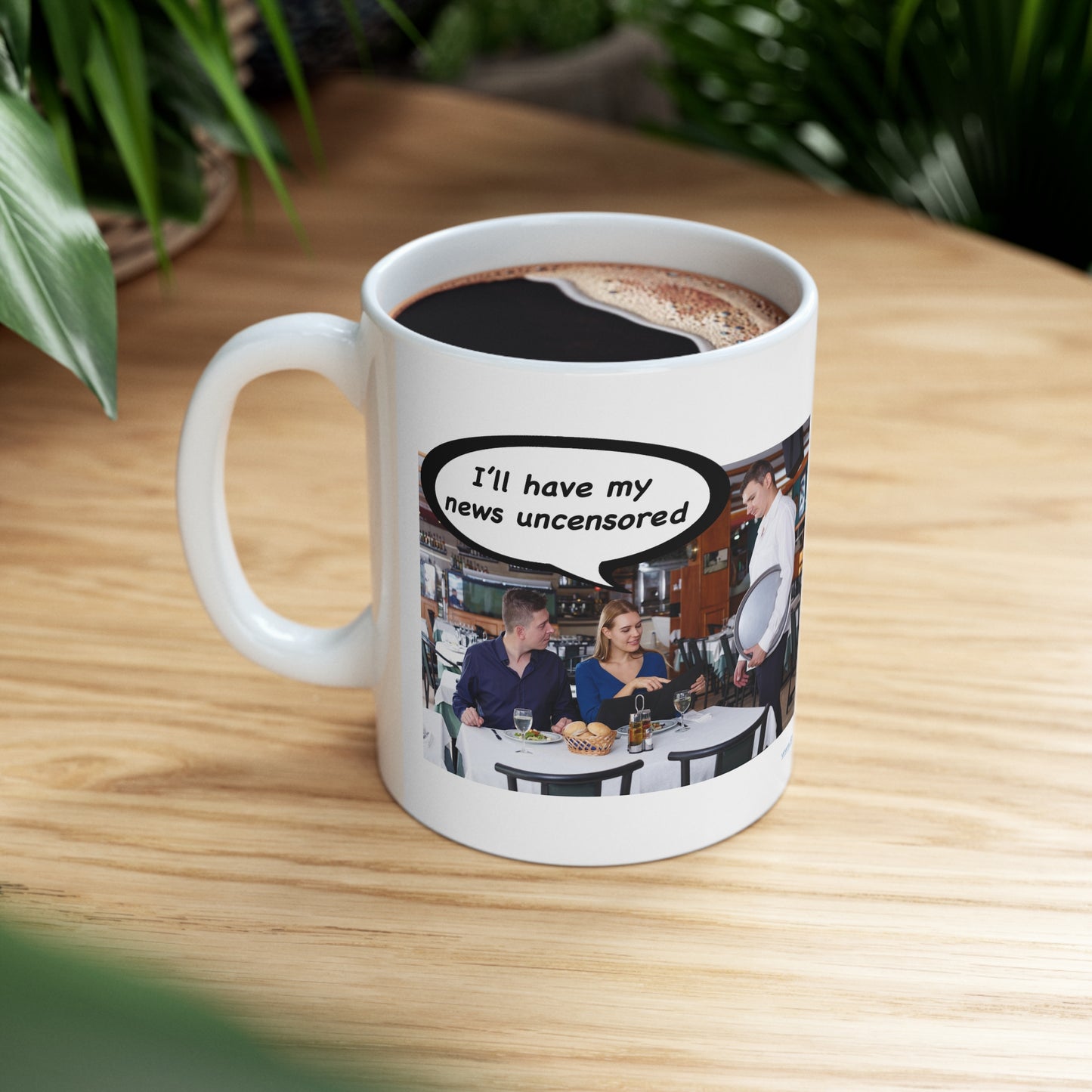 "Uncensored News" Mug