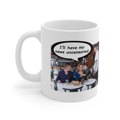 "Uncensored News" Mug