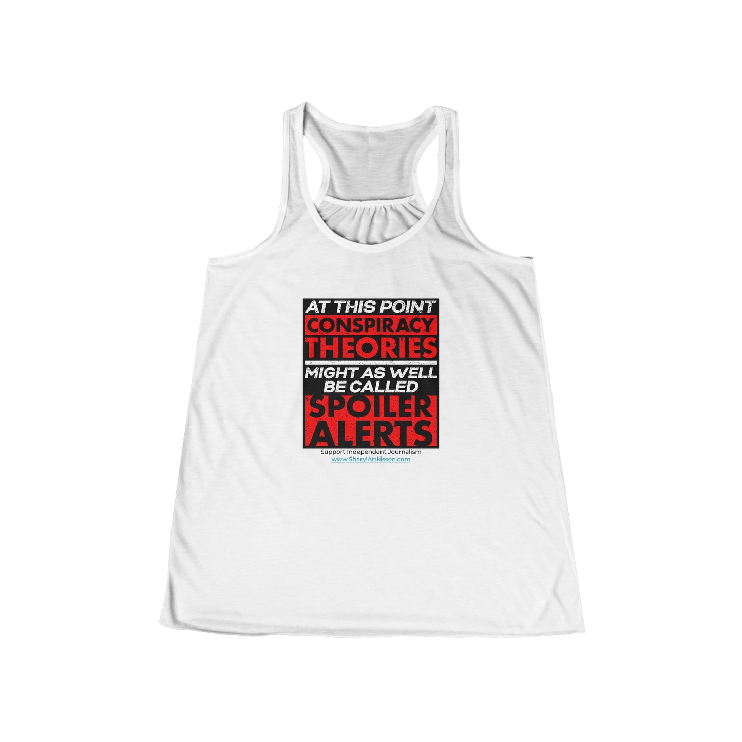 NEW! 'Spoiler Alerts' Women's Flowy Racerback Tank