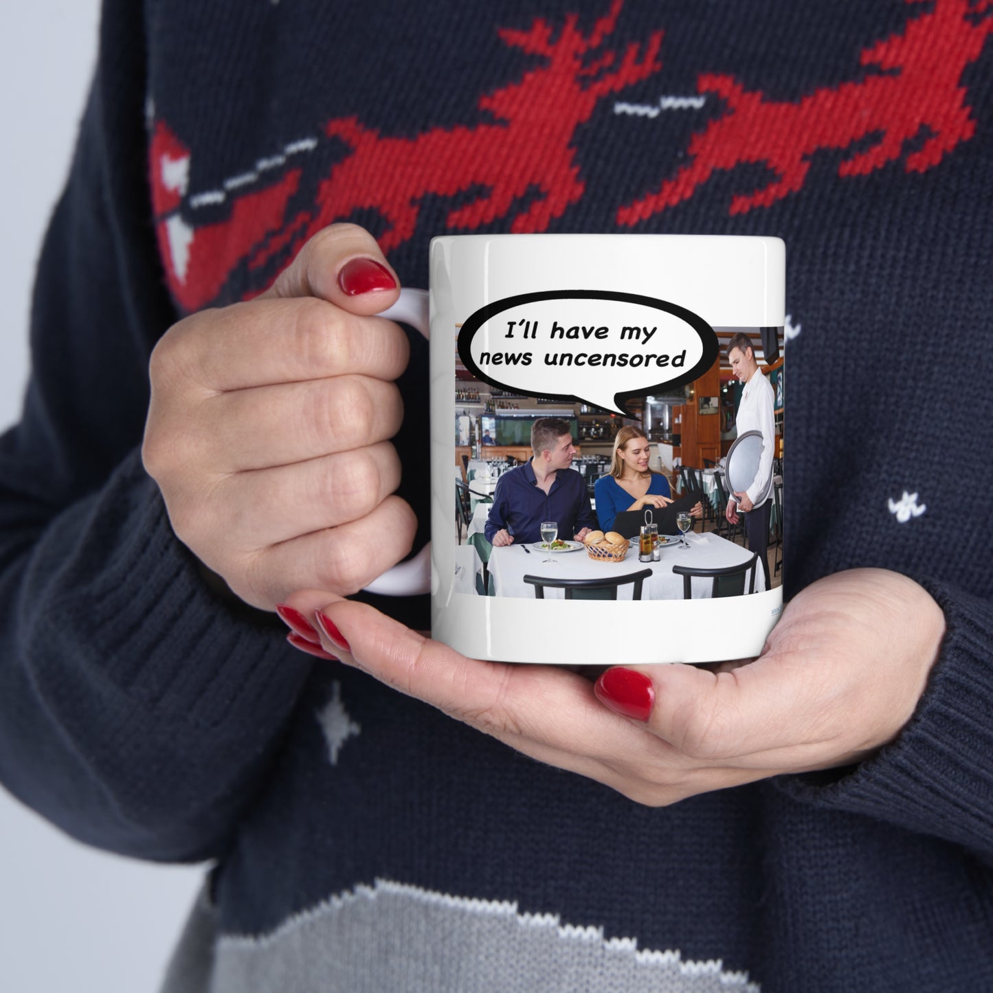 "Uncensored News" Mug