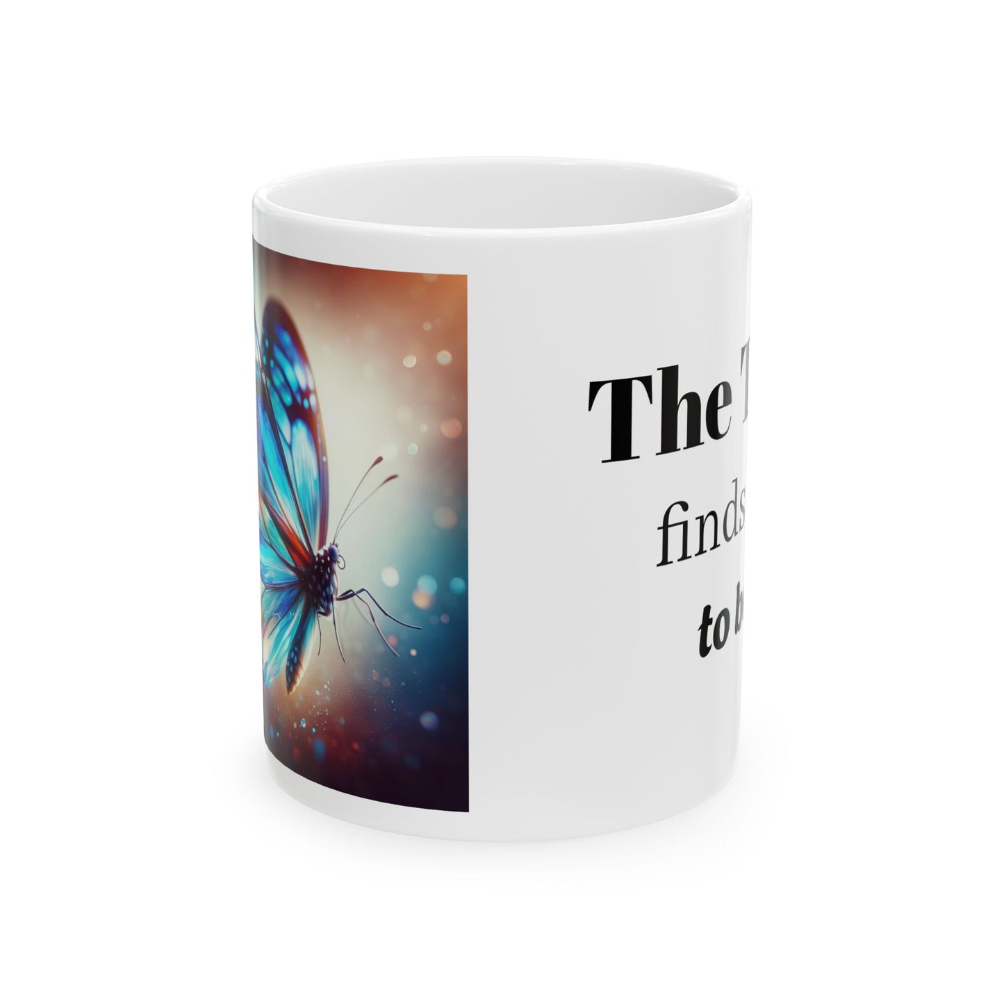 'The Truth Finds a Way to be Told' Butterfly Mug