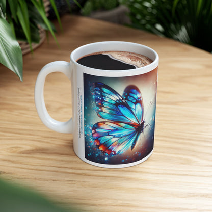 'The Truth Finds a Way to be Told' Butterfly Mug