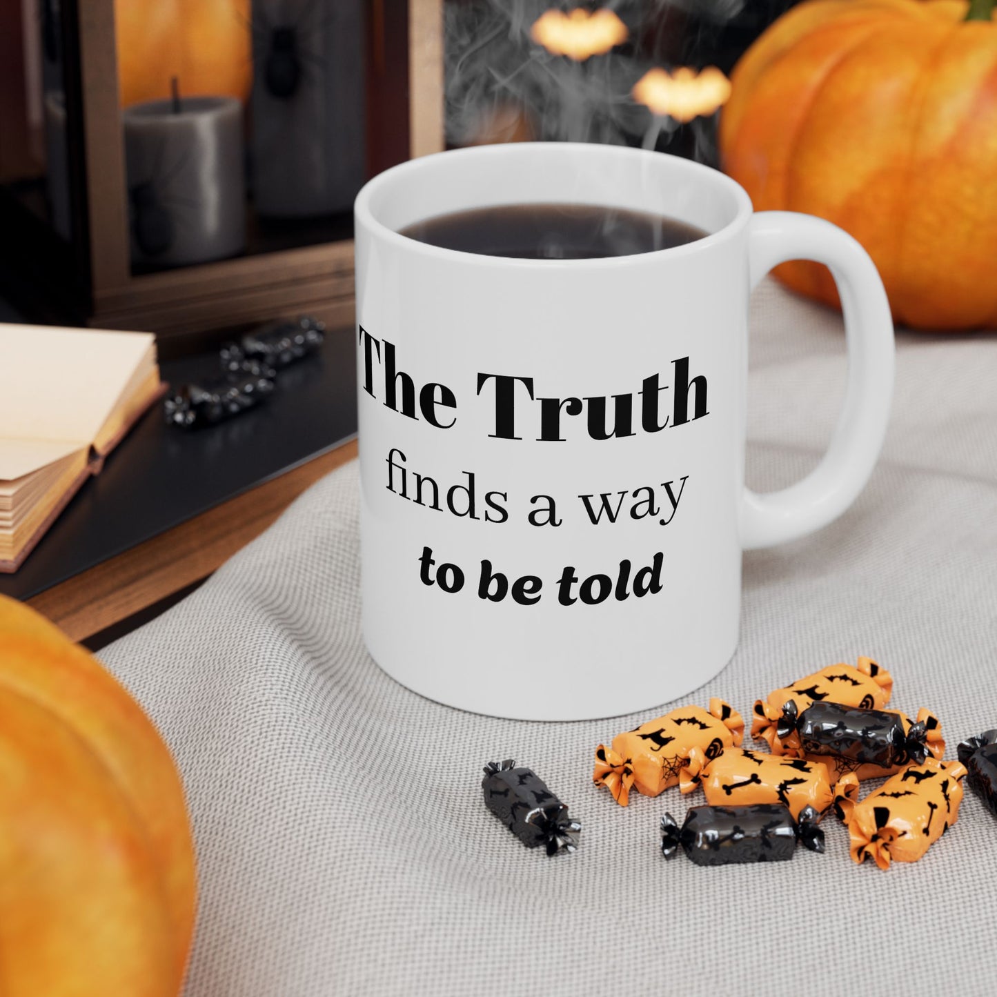 'The Truth Finds a Way to be Told' Butterfly Mug