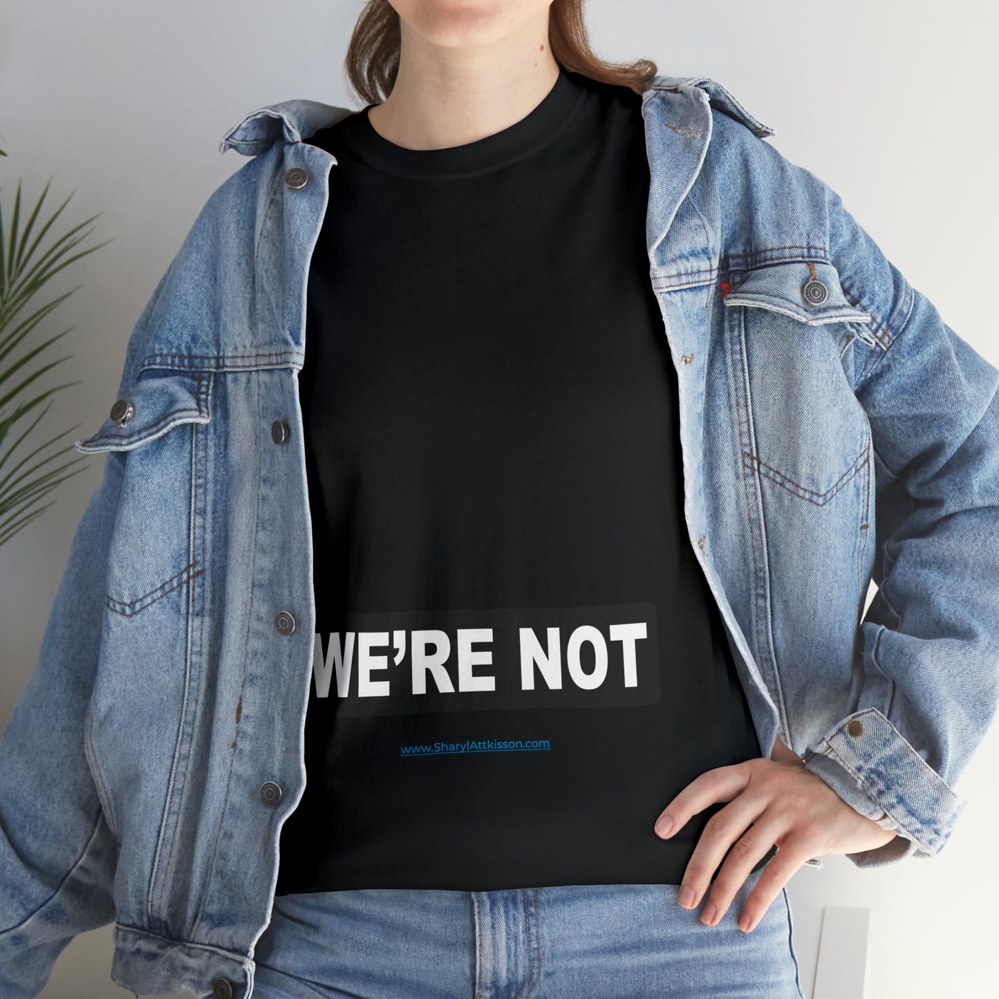 'They Think We're Stupid. We're Not' T-Shirt (Black Rectangle/10 colors)