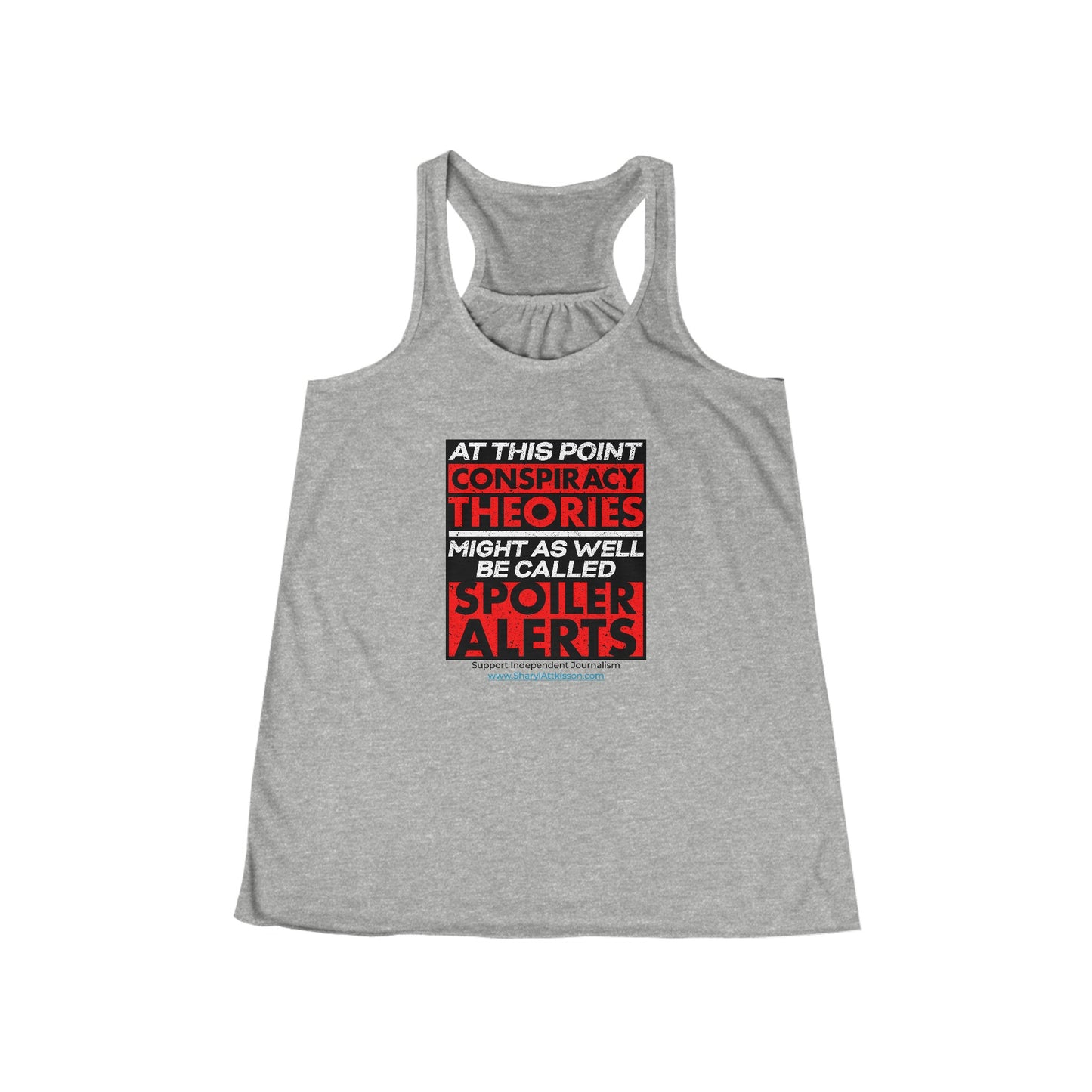 NEW! 'Spoiler Alerts' Women's Flowy Racerback Tank