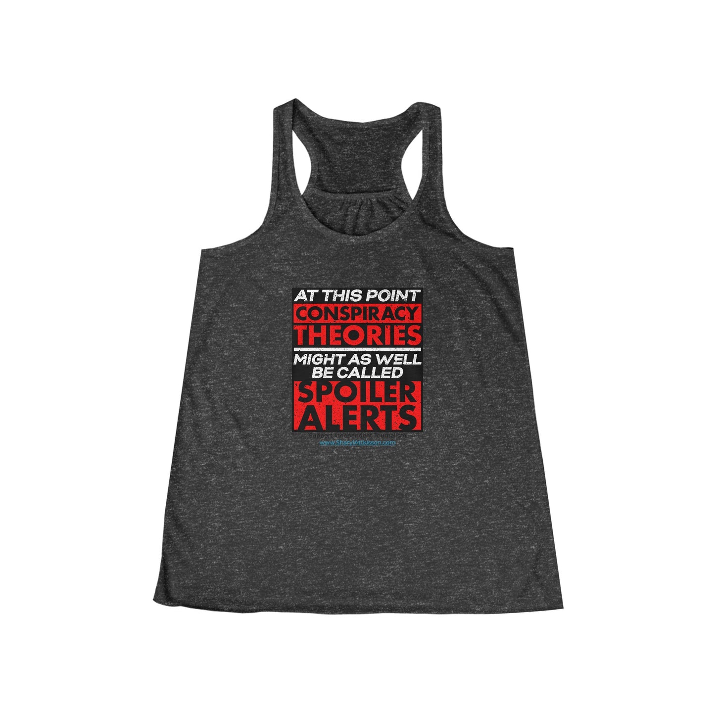 NEW! 'Spoiler Alerts' Women's Flowy Racerback Tank