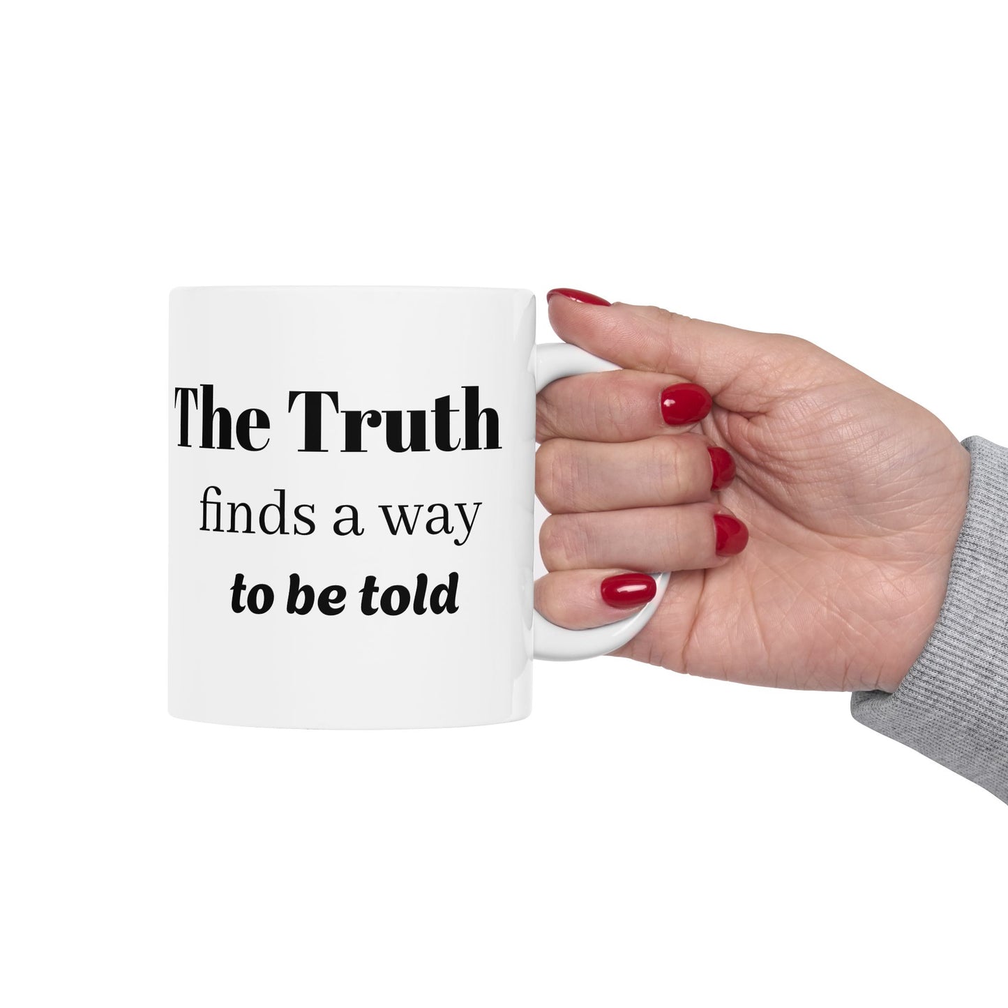 'The Truth Finds a Way to be Told' Butterfly Mug