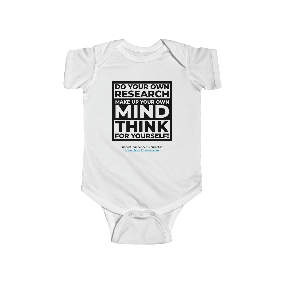 'Think for Yourself' Baby Onesie (7 Colors)