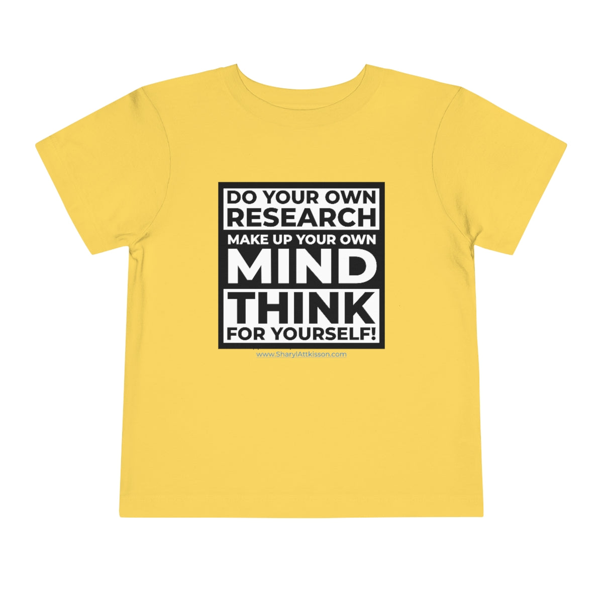 'Think for Yourself' Toddler T-shirt (8 colors)