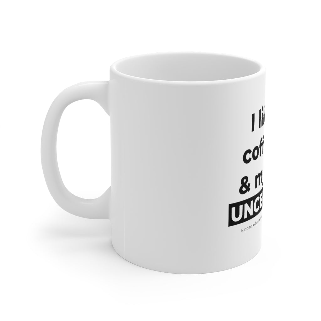'I Like My Coffee Hot & My News Uncensored' Mug