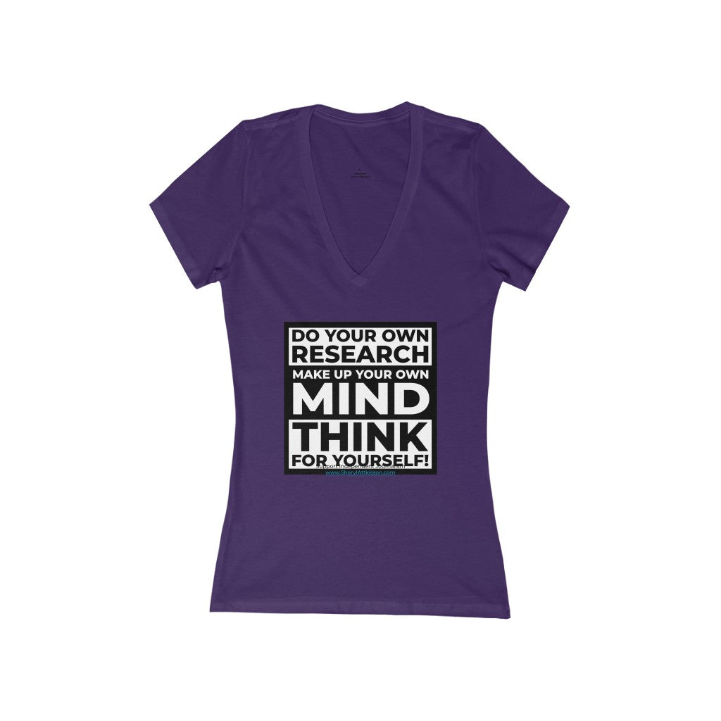 "Think for Yourself" V-Neck Tee (7 colors)