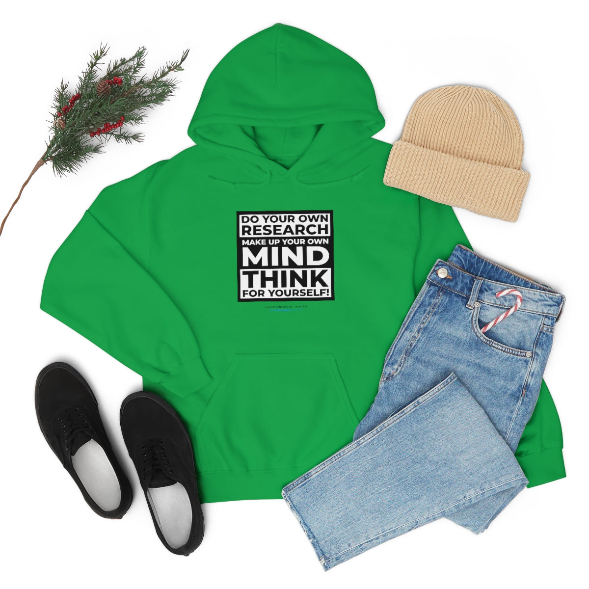 'Think for Yourself' Hooded Sweatshirt (8 colors)