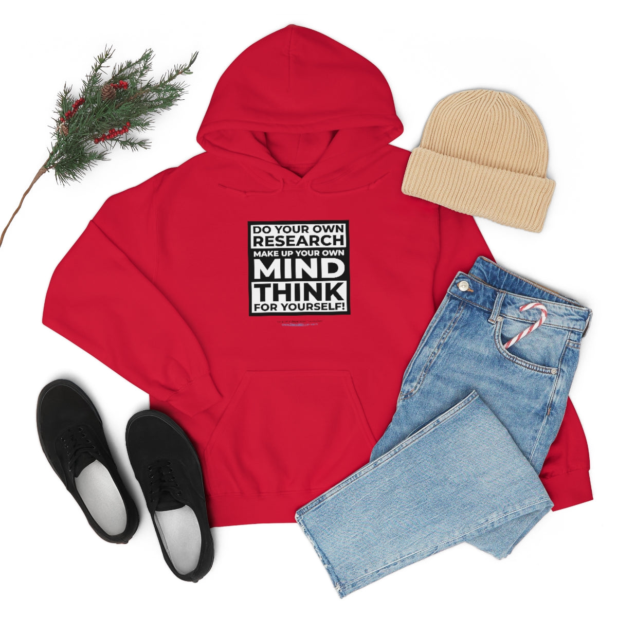 'Think for Yourself' Hooded Sweatshirt (8 colors)