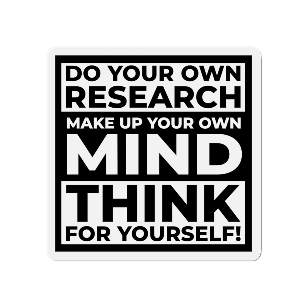 "Think for Yourself" Vinyl Magnets (3 sizes)