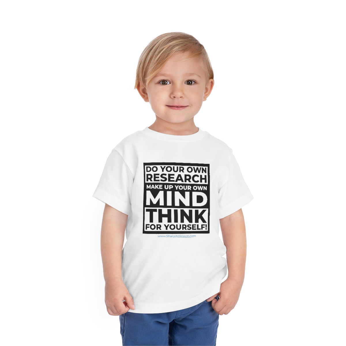 'Think for Yourself' Toddler T-shirt (8 colors)