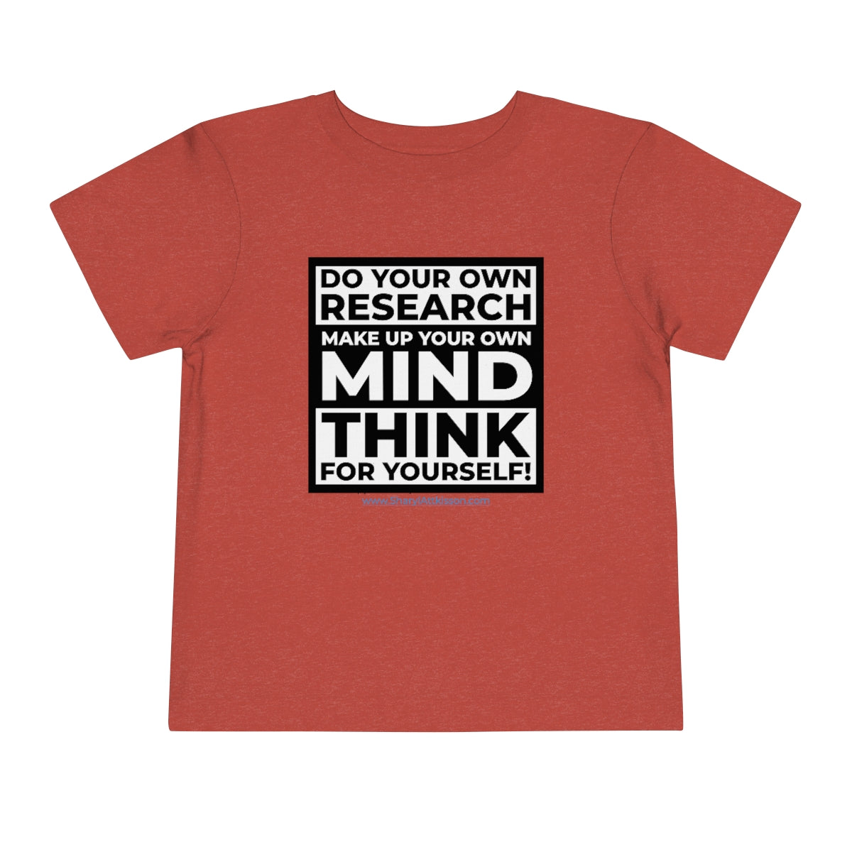 'Think for Yourself' Toddler T-shirt (8 colors)