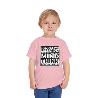 'Think for Yourself' Toddler T-shirt (8 colors)